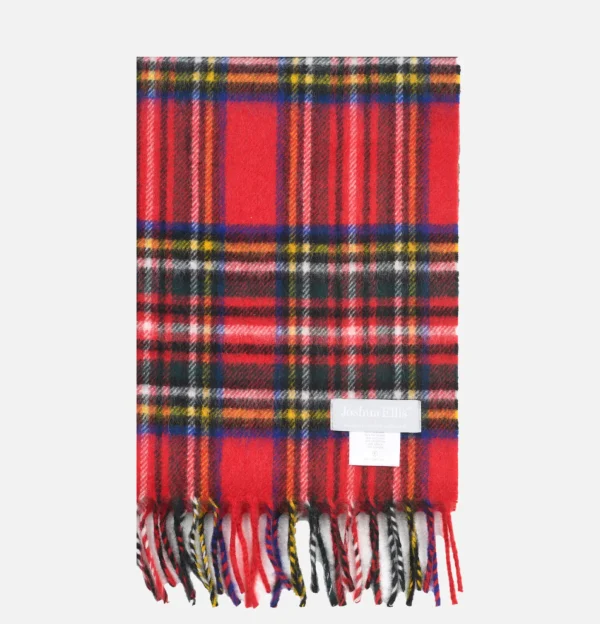 Echarpe Cachemire Tartan Red