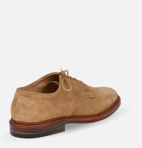 29332F - Plain Toe Blucher Suede Tan