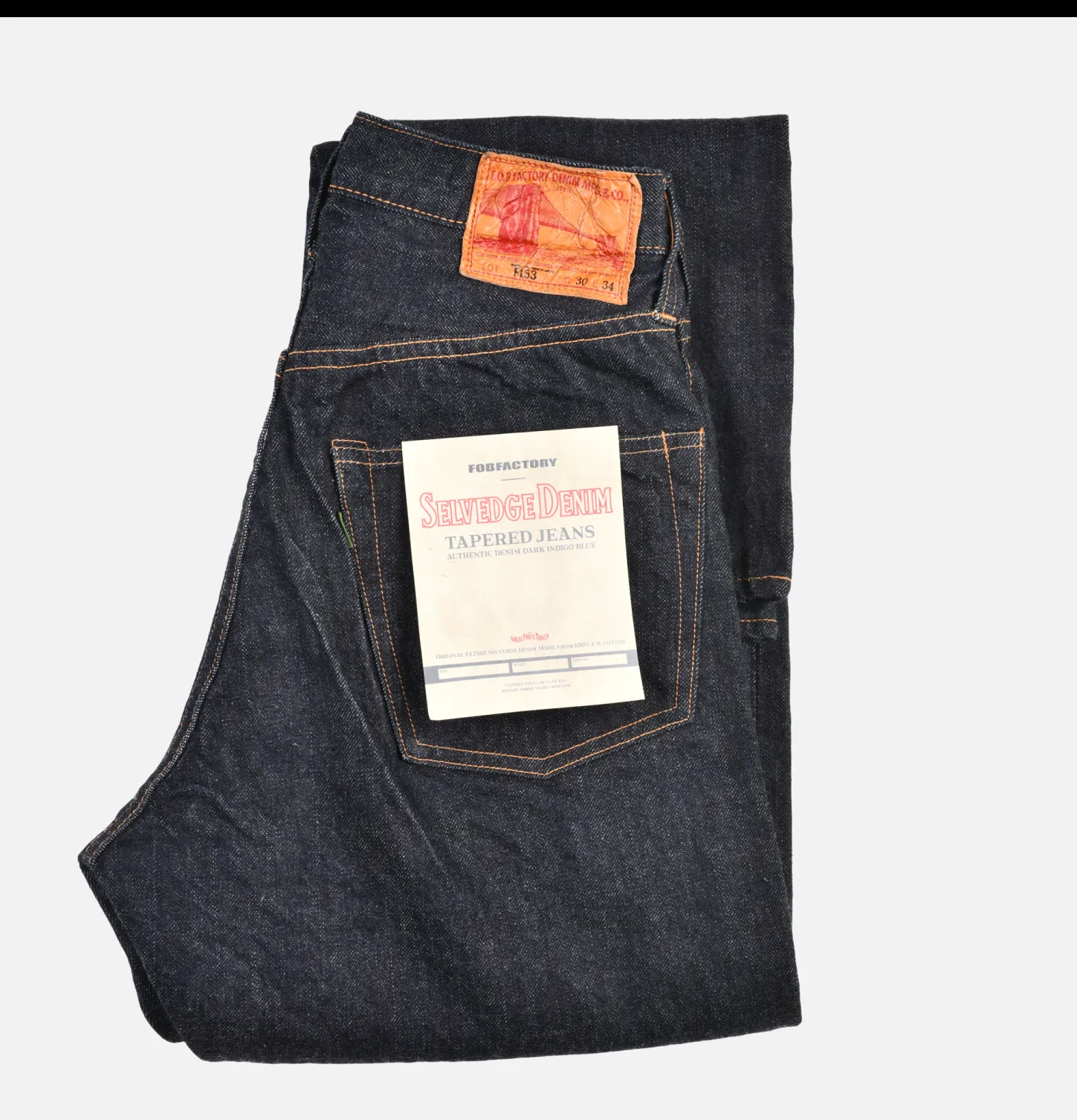 F153 Selvedge Denim Tapered