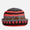 Fine Hand Knit Hat Black