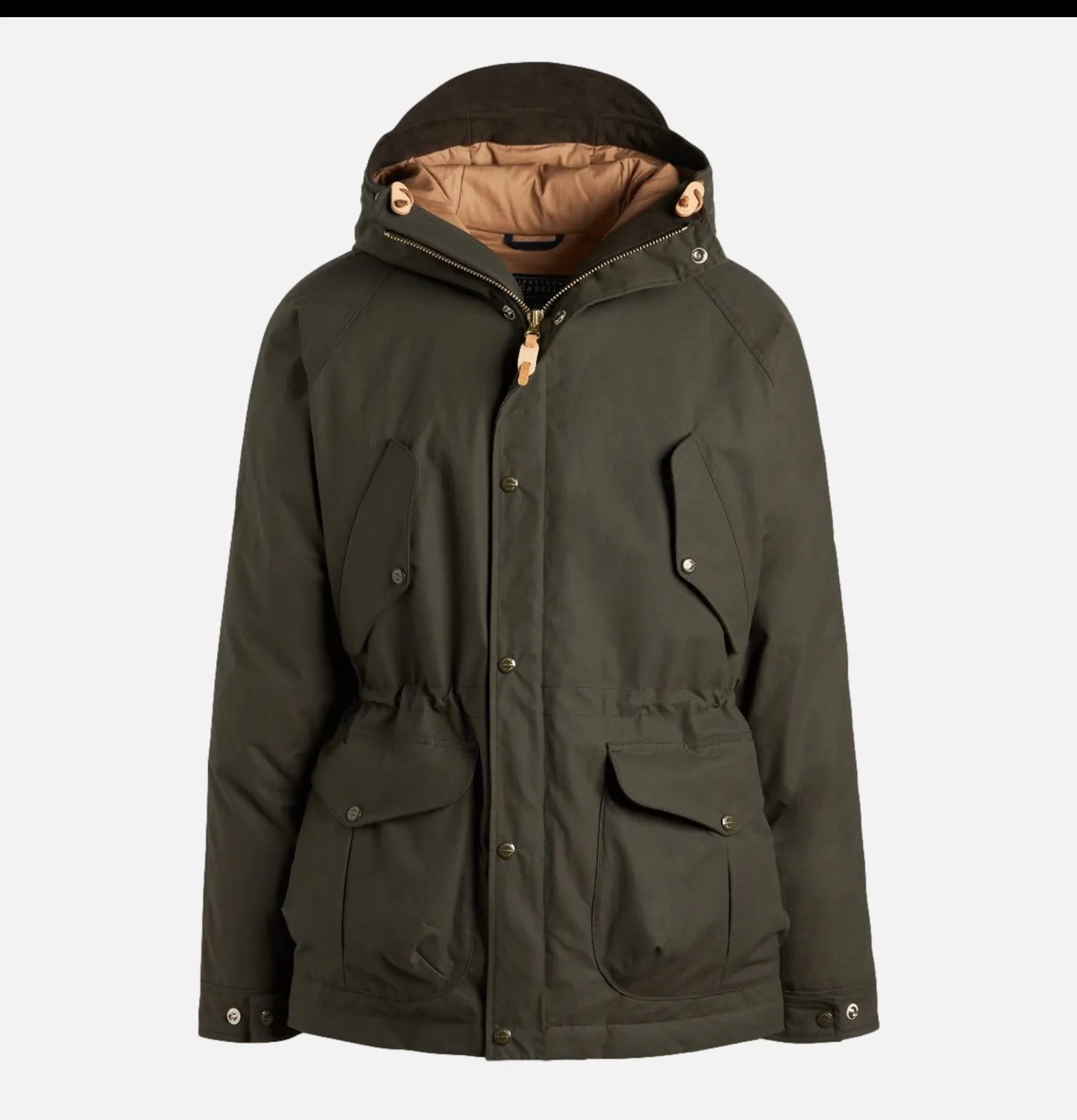 Fisherman Down Parka Chocolat