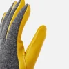 Gants Deerskin Wool Tricot Charcoal