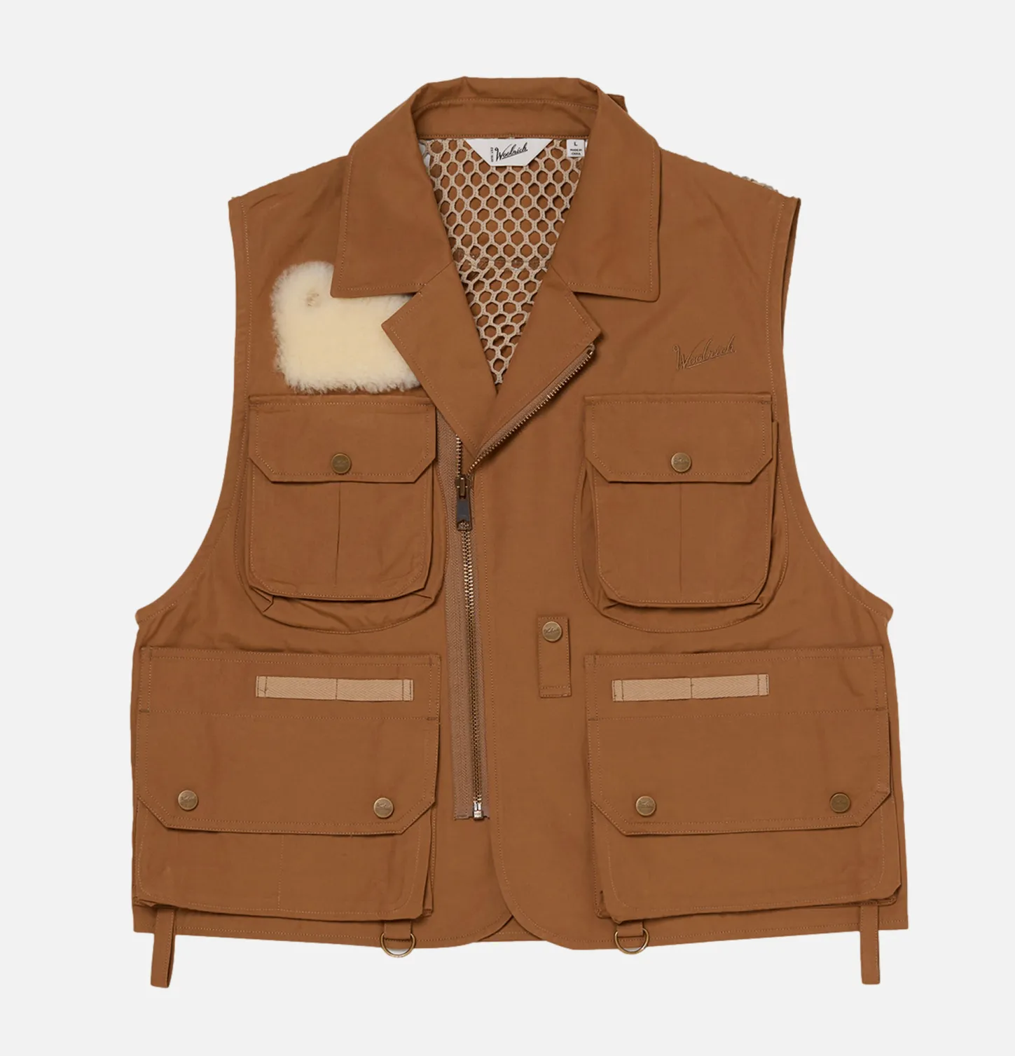 Gilet de pêche classique Beige