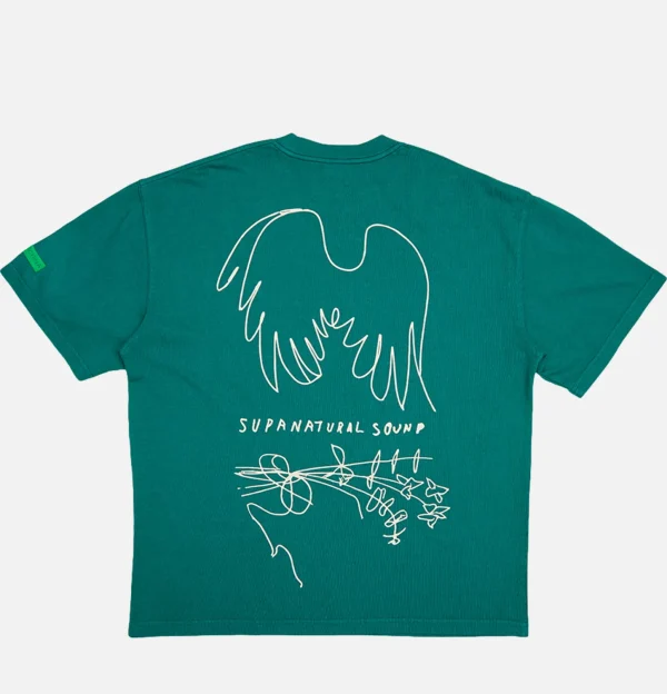 Hauntology Tee Forest Green