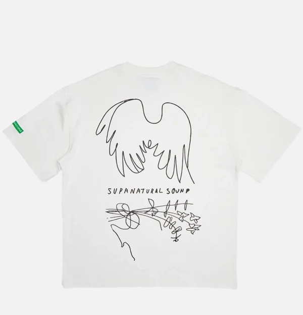 Hauntology Tee Vintage White