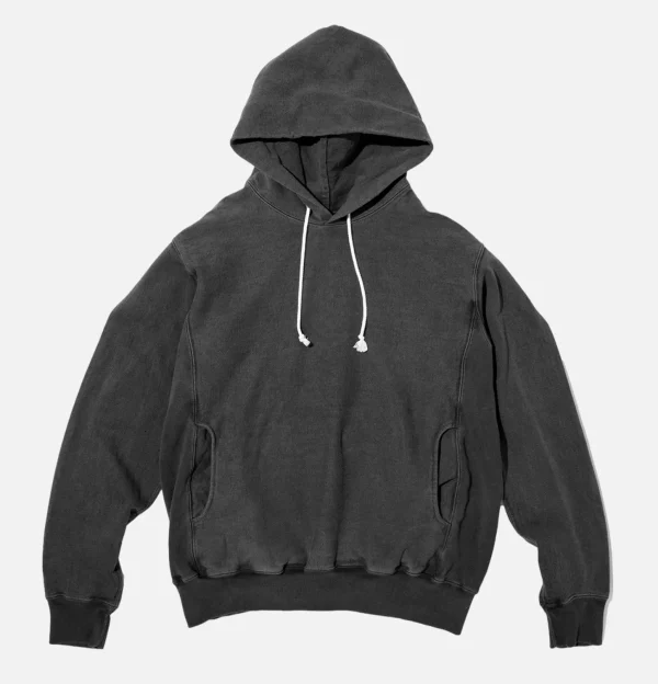Heavy Po Hood Sweat Black