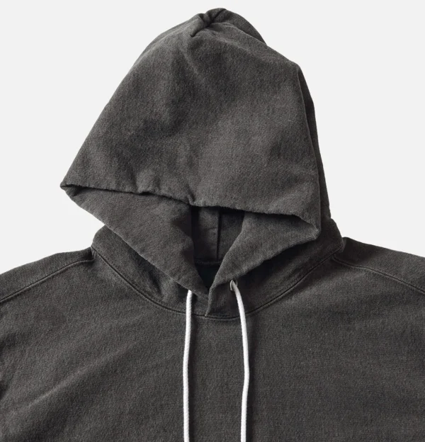 Heavy Po Hood Sweat Black