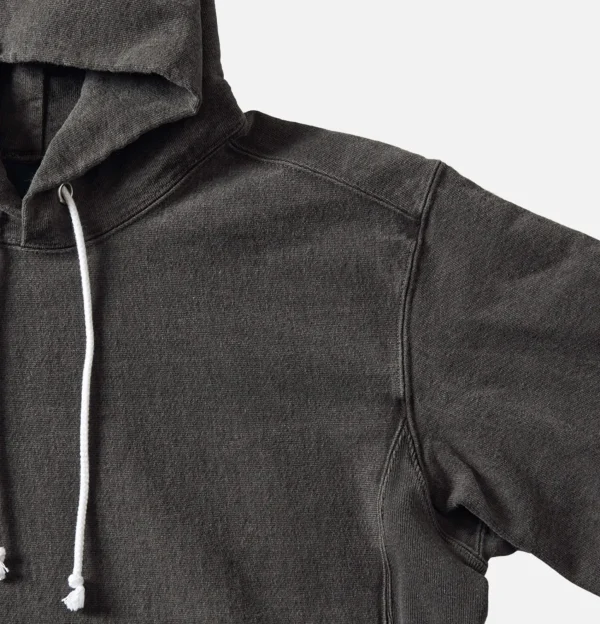 Heavy Po Hood Sweat Black