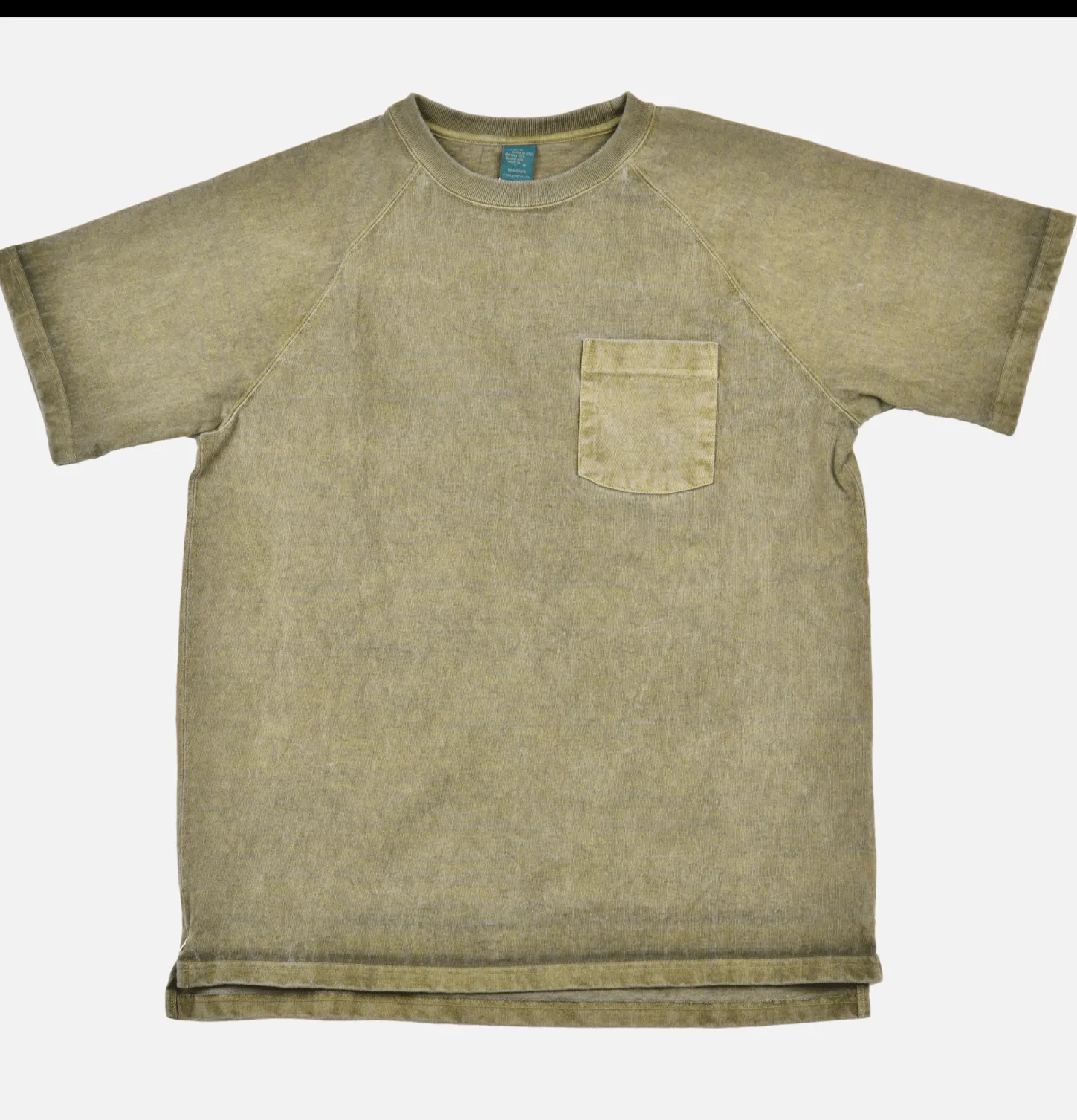 Heavy Raglan Pocket Tee Sage