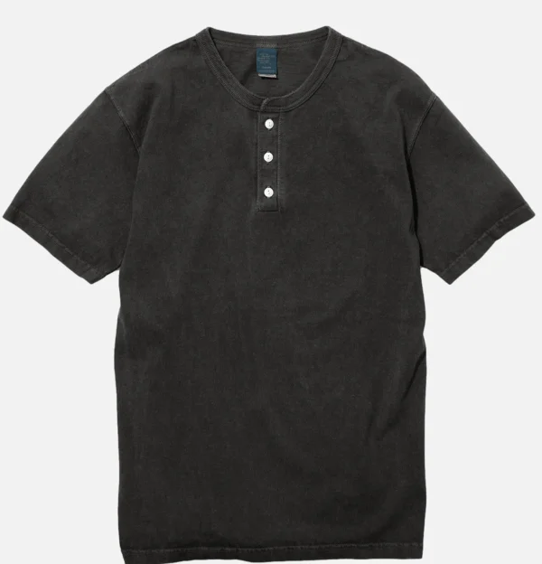 Henley Tee Black