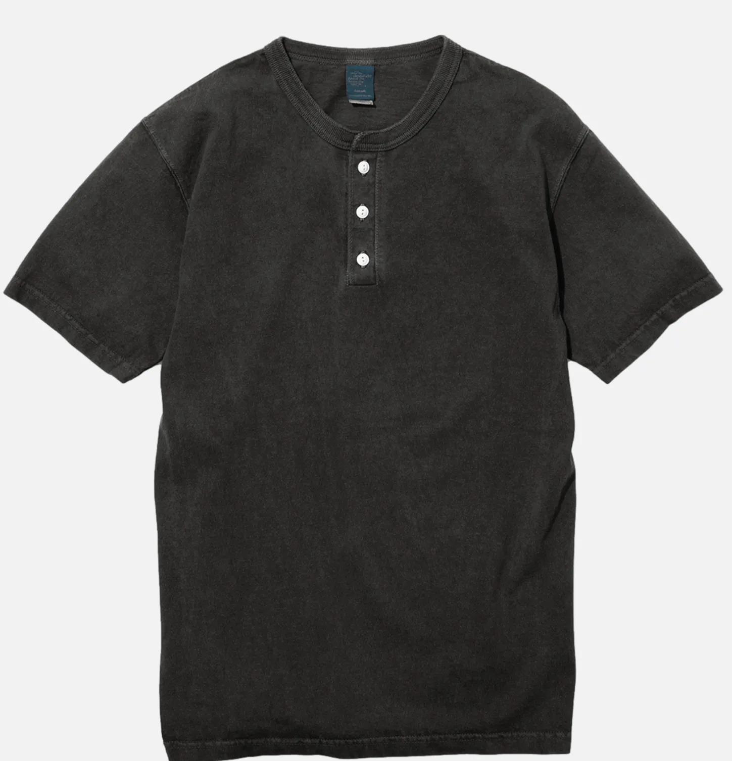 Henley Tee Black