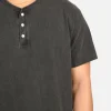 Henley Tee Black