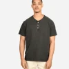 Henley Tee Black