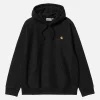 Hooded American Script Black