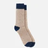 Houghton Socks Stone/navy