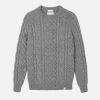 Hudson Aran Jumper Steel