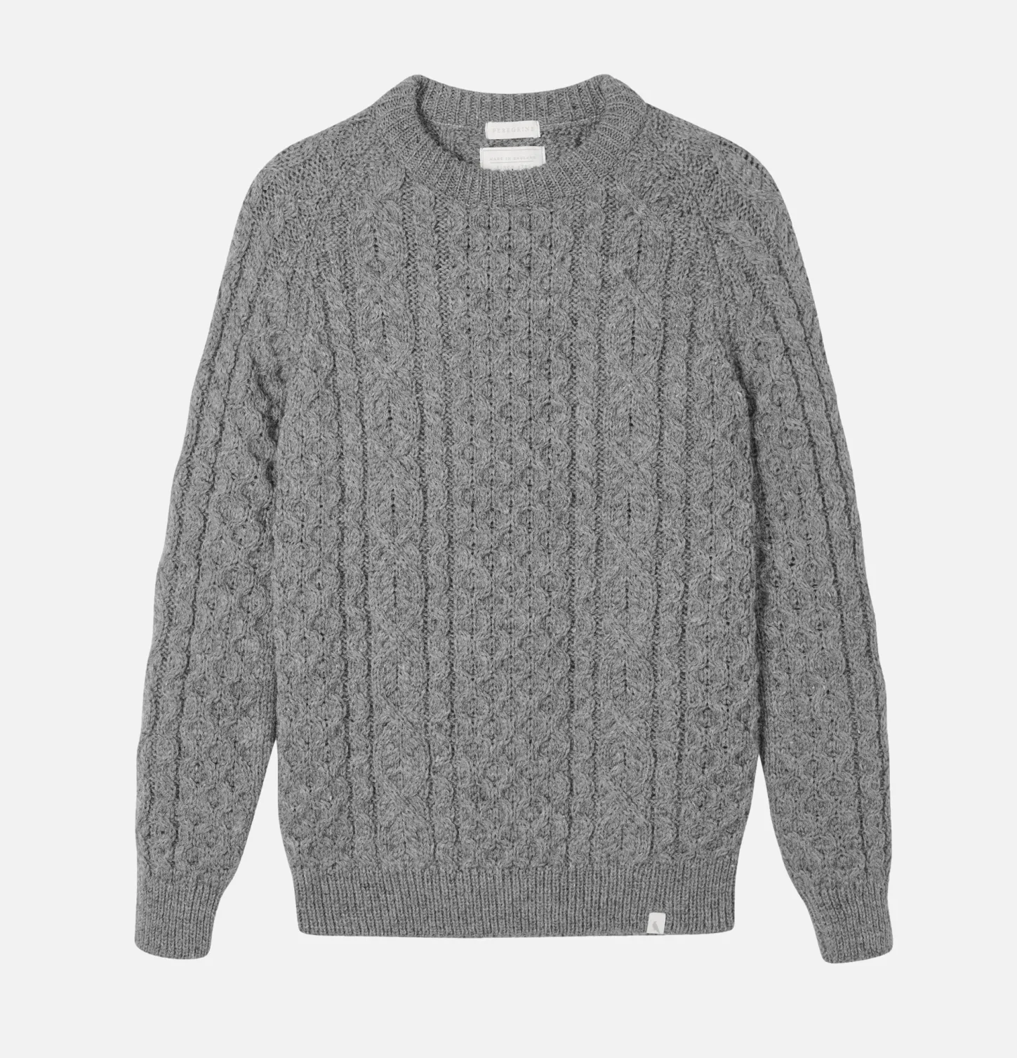 Hudson Aran Jumper Steel