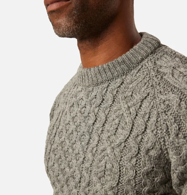 Hudson Aran Jumper Steel
