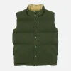 Italian Down Vest Olive