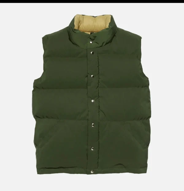 Italian Down Vest Olive