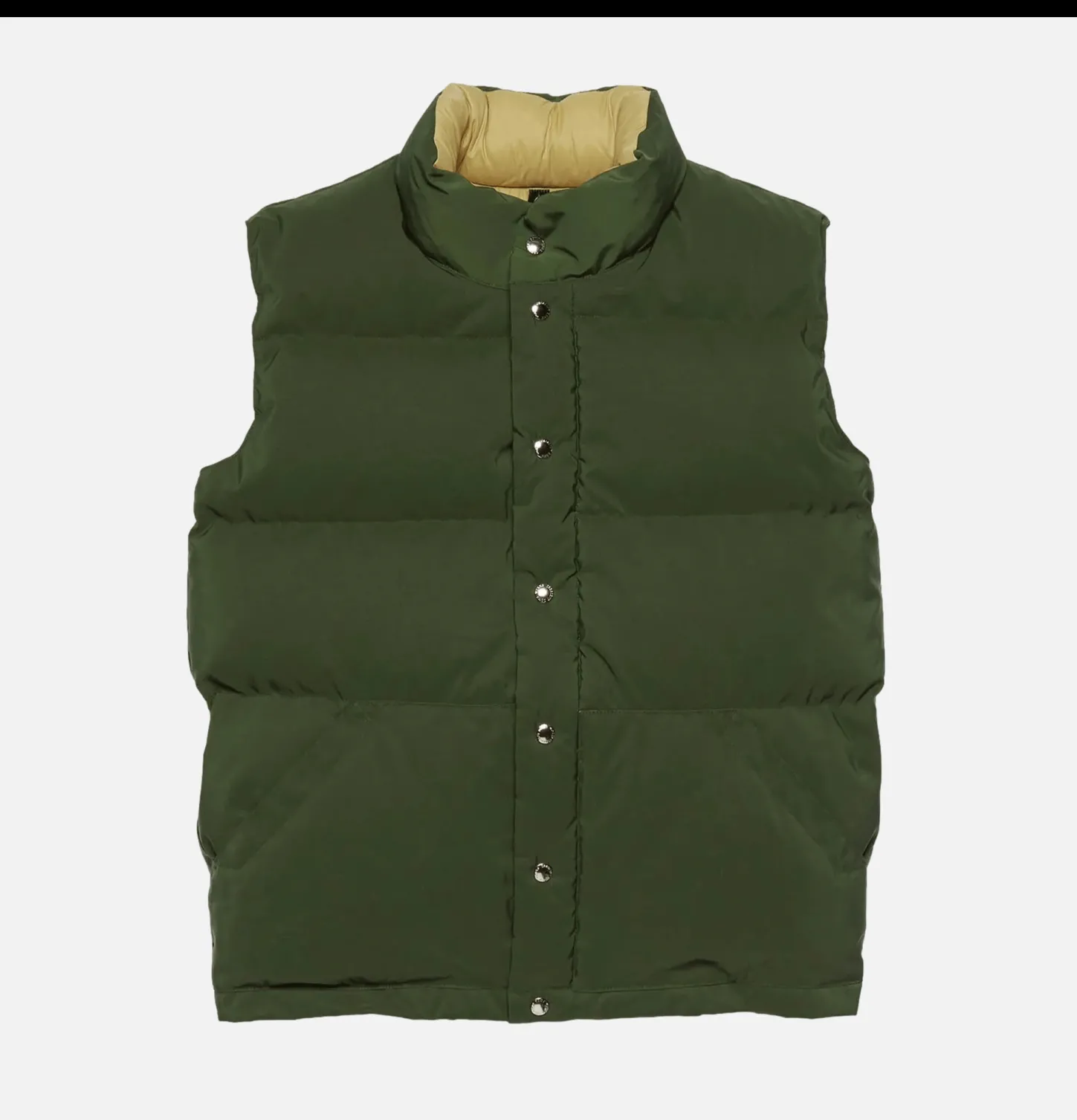 Italian Down Vest Olive