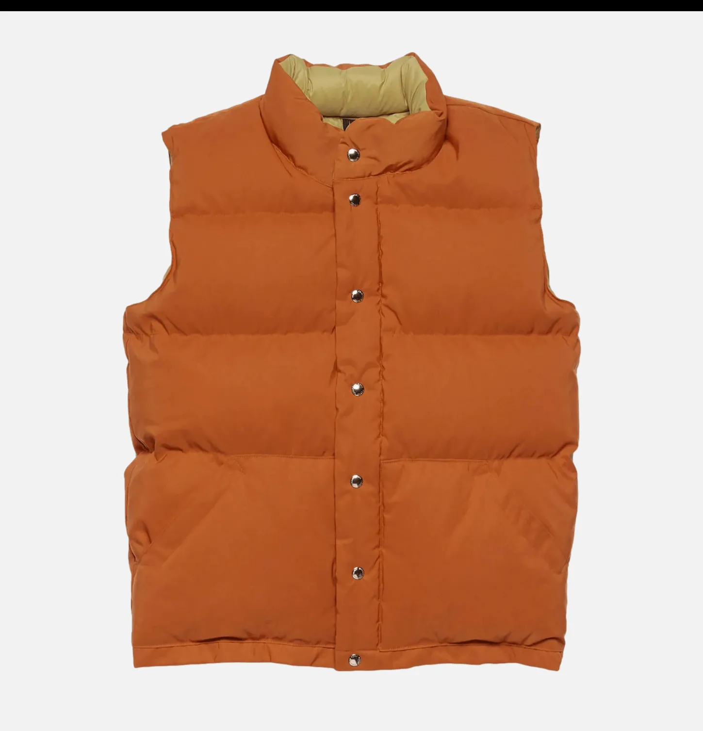 Italian Down Vest Rust