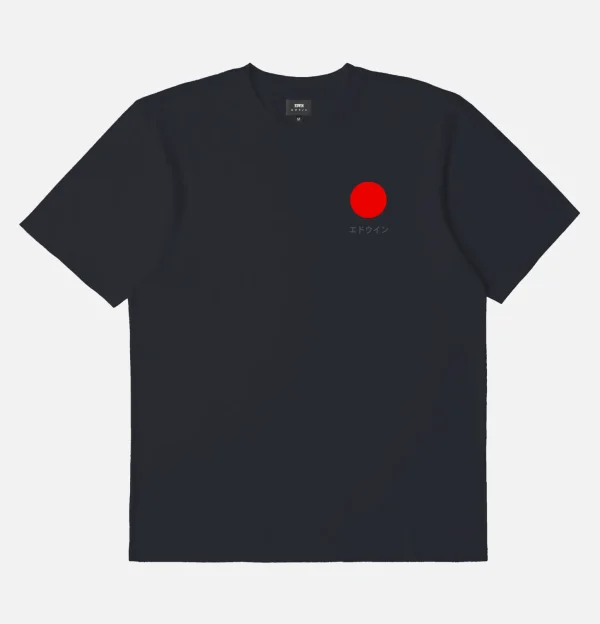 Japanese Sun Tee Shirt Navy
