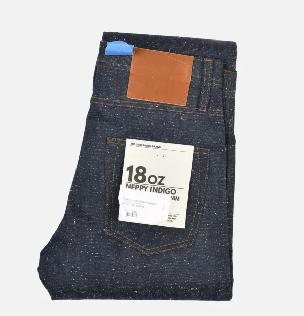 Jeans 343 Straight18oz Neppy Indigo