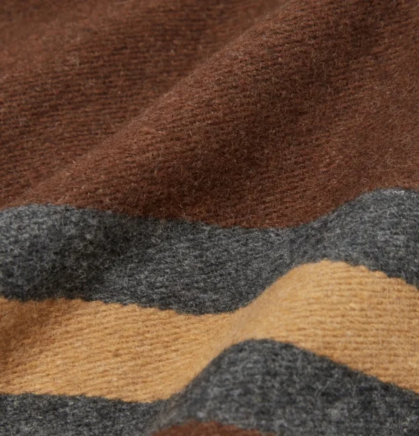 Kyoto Work Jacket Wool Stripe Charcoal