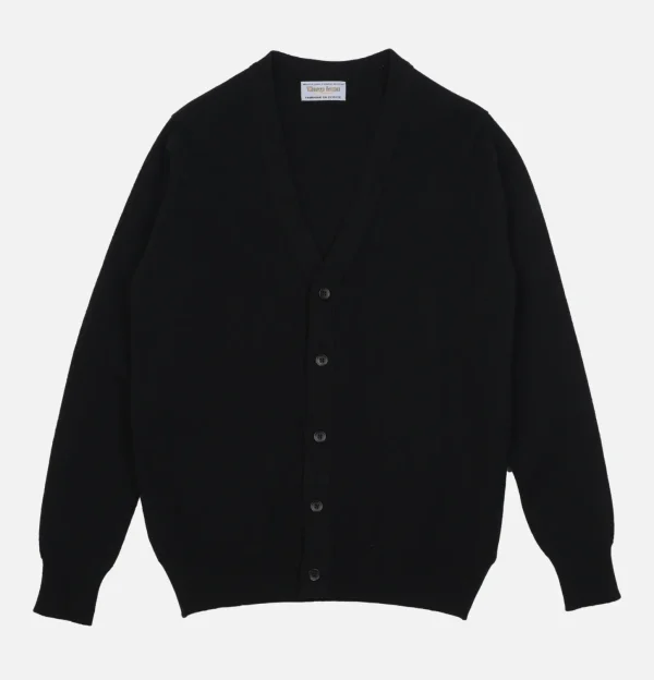 Lambswool Cardigan Black