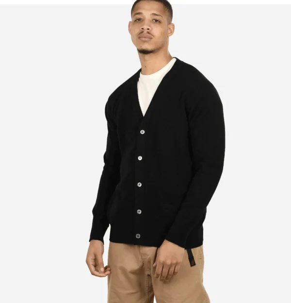 Lambswool Cardigan Black