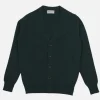 Lambswool Cardigan Green Astra