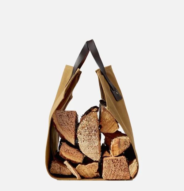 Log Carrier Rugged Twill Tan