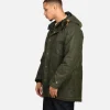 Long Moutain Parka Wax Green