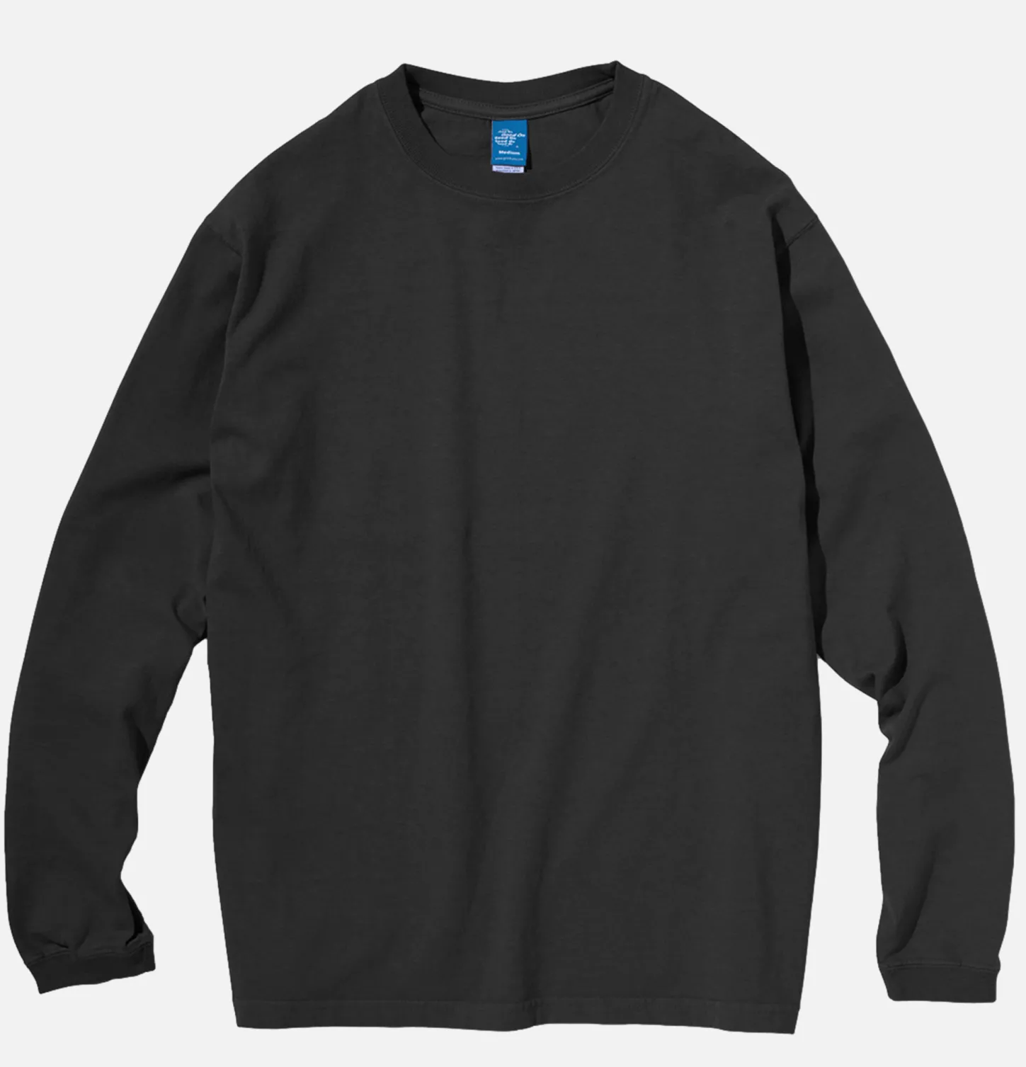 Long Sleeve Crew Tee Black