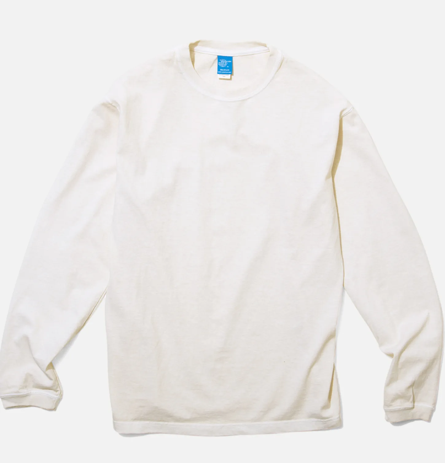 Long Sleeve Crew Tee Natural