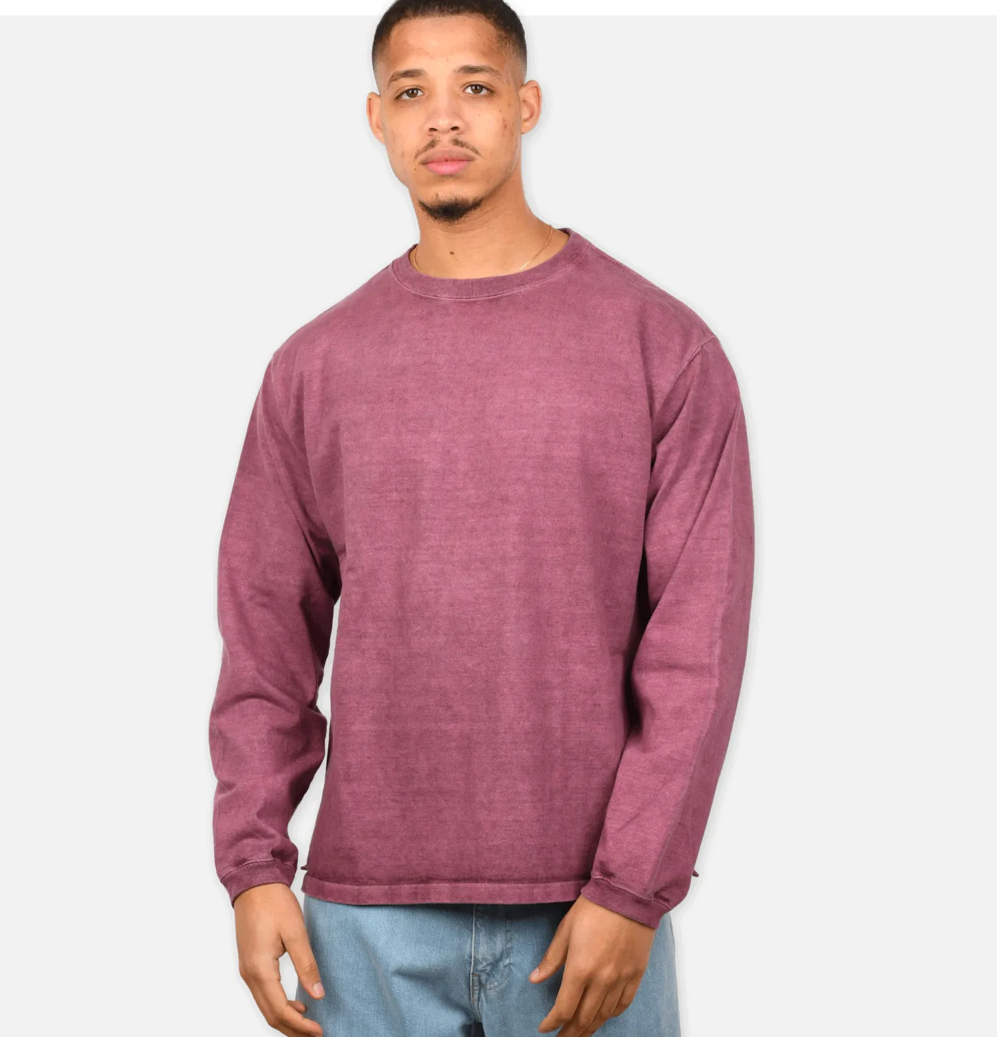 LS Heavy Crew Tee Azuki