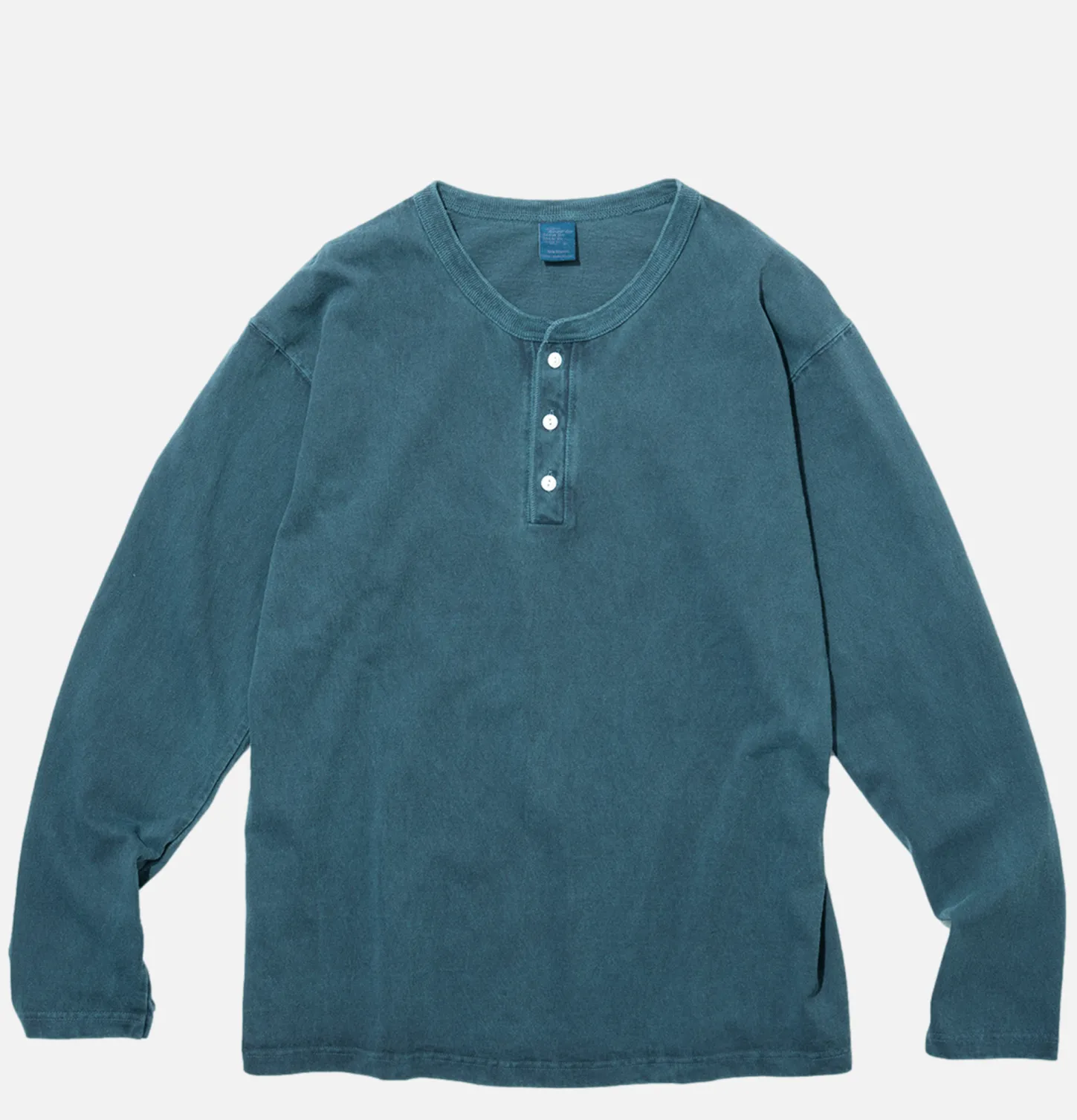 Ls Henley Tee Slate