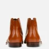 M1811 - Plain Toe Blucher Tan