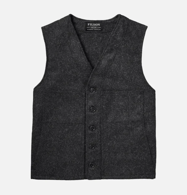 Mackinaw Wool Vest Charcoal
