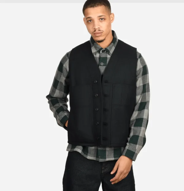 Mackinaw Wool Vest Charcoal