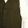 Mackinaw Wool Vest Forest Green