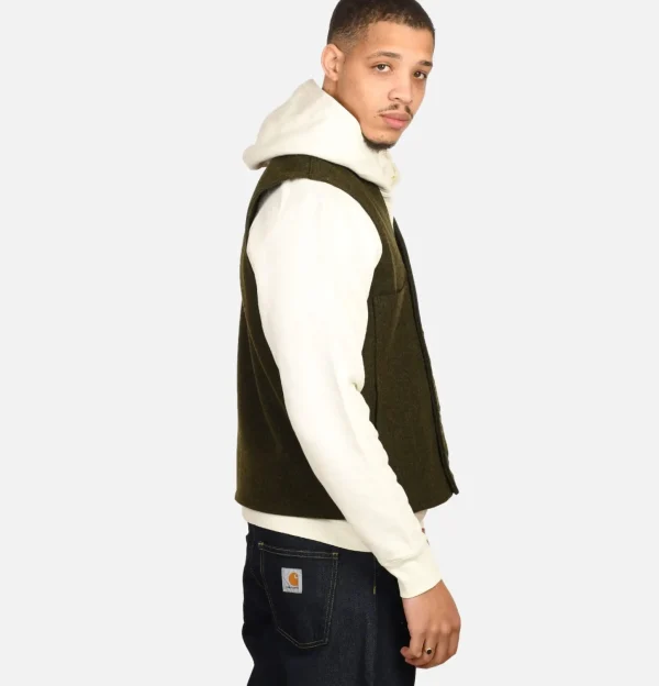 Mackinaw Wool Vest Forest Green