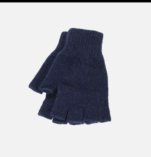 Mitten en Laine Navy