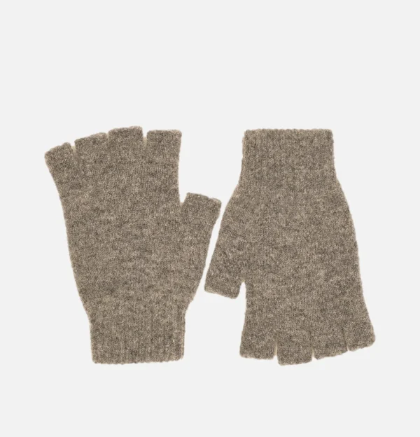 Mitten Wool Grey Mix