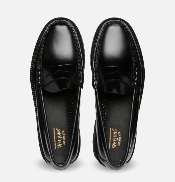 Mocassin Larson 90's Penny Loafer Black