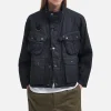 Modified Dryfly Wax Jacket Noir