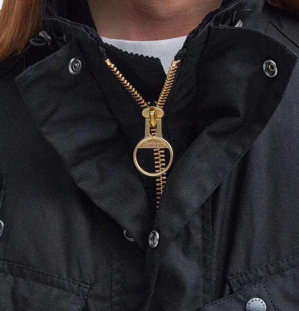 Modified Dryfly Wax Jacket Noir