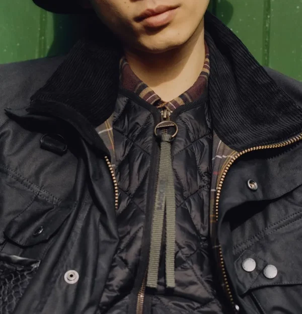 Modified Dryfly Wax Jacket Noir