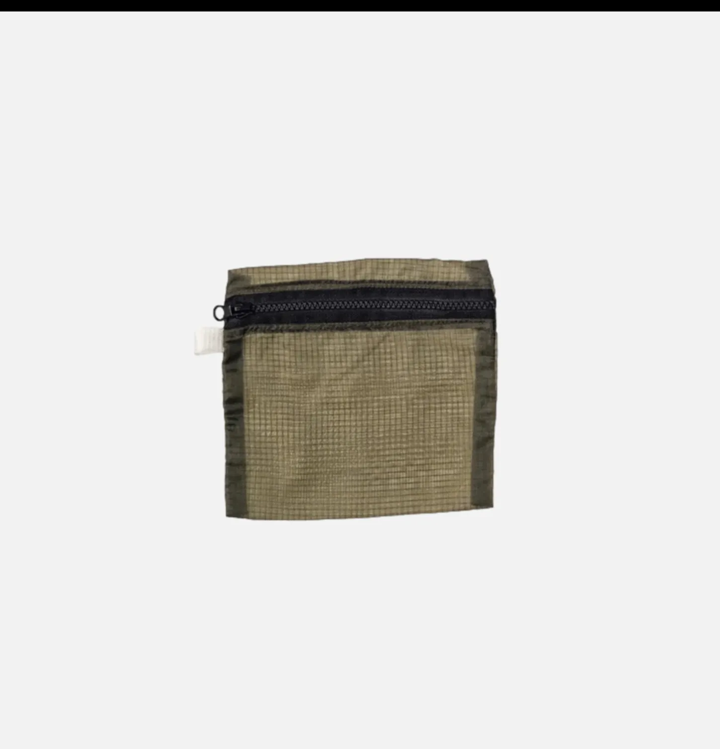 Nylon Fabric Pouch Medium Olive